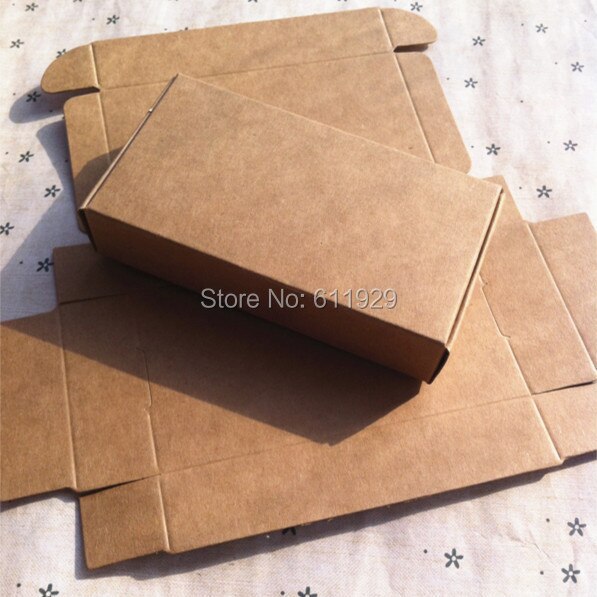 무료 배송 손으로 만든 비누 포장 상자/사탕 포장 상자/350 gsm 크래프트 종이 상자 11x6x2.2 cm/diy 선물 공예 상자 30 pcs 많이